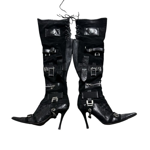 Dantes leder overknee - el,