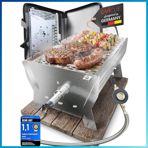 Mobiler gasgrill edelstahl - gasgrill,