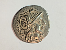 M Atilius Saranus. Ar Denar. C, 148 v. Chr.-133