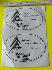 Citroën DS Automobiles Die Göttin Aufkleber 70er Oldschool Sticker 2 Stück