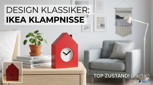 Ikea klampnisse tischuhr - ikea, /