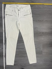 Amisu Damen Jeans Weiß