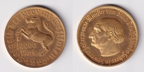 10000 mark notgeld der - notgeld,