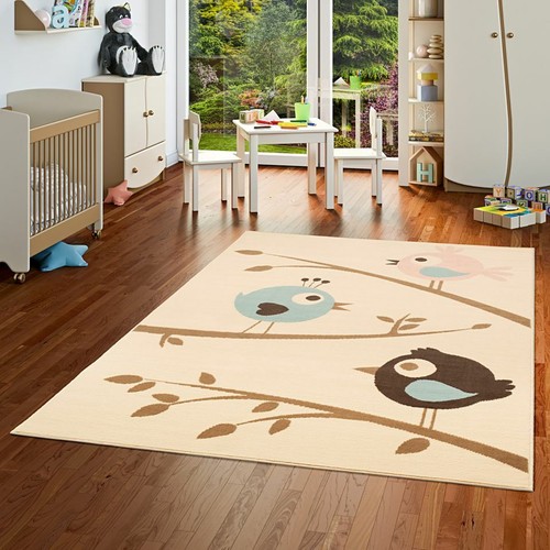 Kinderteppich trendline vögel - kinderteppich,