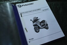 L2) Catalogo Parti di Ricambio Piaggio X8 200 ZAPM36200 Katalog Buch Heft
