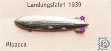Graf Zeppelin 1929 LZ 130 | Pin Anstecknadel auf original Verkaufskarte [92003