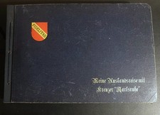 LEICHTER KREUZER KARLSRUHE - orig. Album Auslandsreise 1930, über 360 Fotos