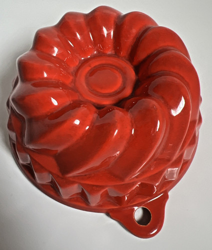 Vintage rote keramik - rote,