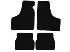 Schwarz Fußmatten Velour für