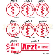 Aufkleber Dr. Sticker Arzt Aufkleber Rettungsdienst Sanitäter Krankenwagen pickl