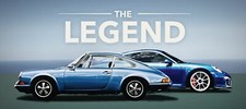 XXL Metallbild: Porsche 911 -