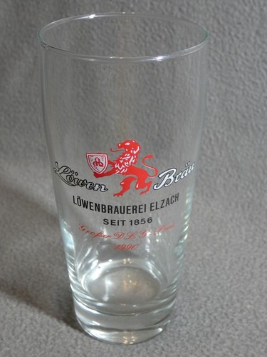 Löwen bräu bierglas - löwen, 🍺