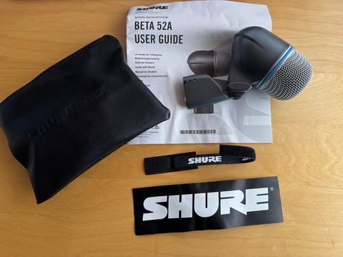 Shure beta 52a - bass, drum