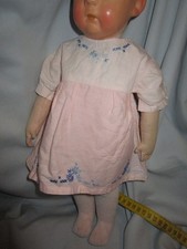 sehr feines Batistkleid bestickt von meiner Kruse Puppe 1 sehr schöne Handarbeit