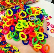 24 Stück Haargummi Haarband Mini Zopfgummi Weich, Elastisch, Mädchen, Damen 2 cm