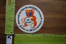 Alter Aufkleber Optik Augenoptiker Kinderbrille JUNIOR von ESCHENBACH