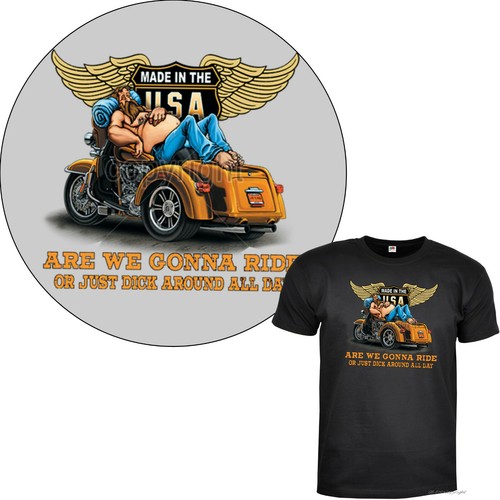 Trike biker shirt motorrad - t-shirt,