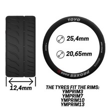 Yamamoto 1/24 Semi Slick Tyres
