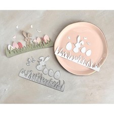 Stanzschablonen Set "Gras