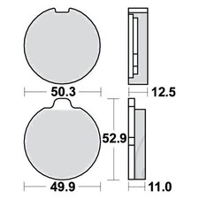 Bremsbeläge Vorderrad für
