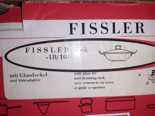 Fissler wok neuwertig - fissler,