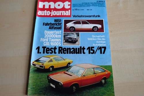Mot 1972 alfa romeo - 13/1972,