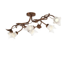 Euluna Deckenleuchte Siena Hängeleuchte Lampe Florentiner-Stil sechsflammig E14