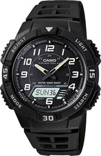 Casio Armbanduhr analog 24H + Uhr Herrenuhr Kalender Herren-Armbanduhren Schw785