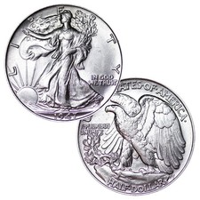 90% Silver Walking Liberty