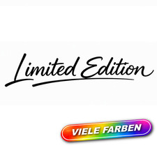 2x Limited Edition Aufkleber