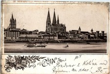 Gruss aus Köln - Litho