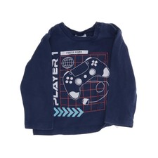 Babauba, Sweatshirt, Größe: 86, Blau/Mehrfarbig, Baumwolle/Elasthan, Print -MeP