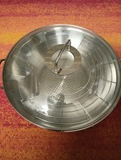 Wok Pfanne Fissler mit Glasdeckel 35 cm