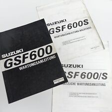 original Suzuki GSF 600 S Bandit Werkstatthandbuch Reparaturanleitung Handbuch