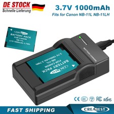 2 Akkus+ Ladegerät für Canon