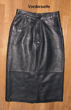 gut knielanger LEDERROCK /