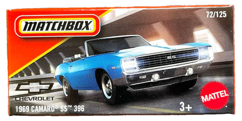 Matchbox 1969 chevy camaro - 1969,