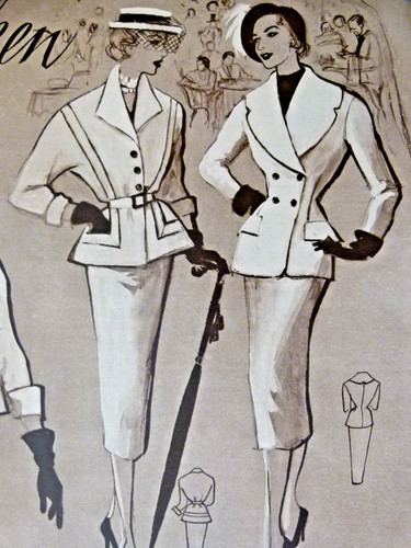 Altes modeheft von - , 1950
