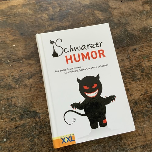 Schwarzer humor der große - schwarzer,