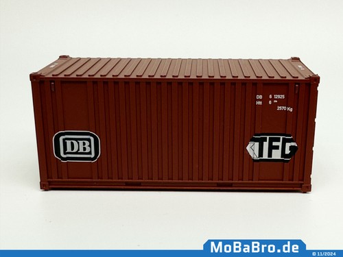 Brauner 20ft container tfg - container, "db