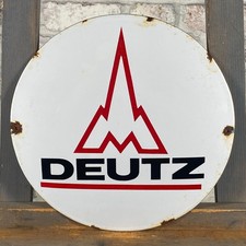 DEUTZ Emailschild ø 11,8"