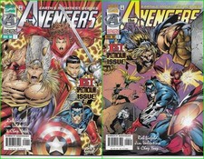 AVENGERS Vol 2 #1 Cover A & B HEROES REBORN AWAKEN The THUNDER - USA Marvel 1996