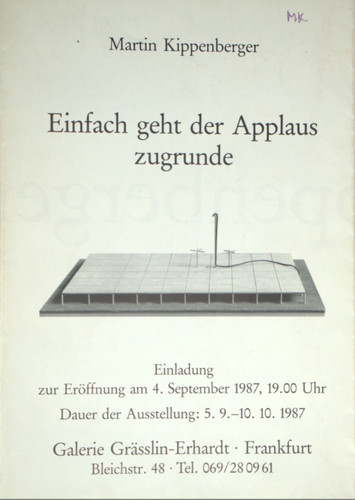 Martin kippenberger einfach - kippenberger,