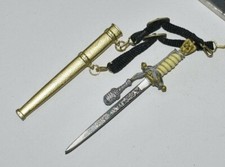 Militaria Miniatur  Offizier Marine Marinedolch 6,5 cm lang