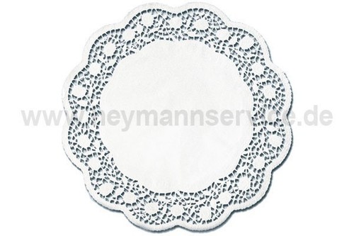 Tortenspitzen rund 28cm weiß