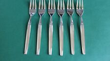 WMF  Madrid    6 Kuchengabeln    90er Silberaufl. 
