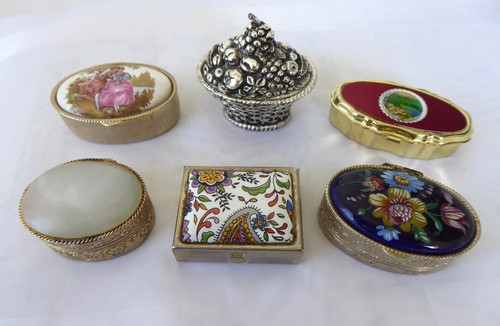 Konvolut vintage pillendosen - vintage,