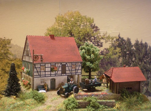 Diorama 87 bauernhof - h0, ho