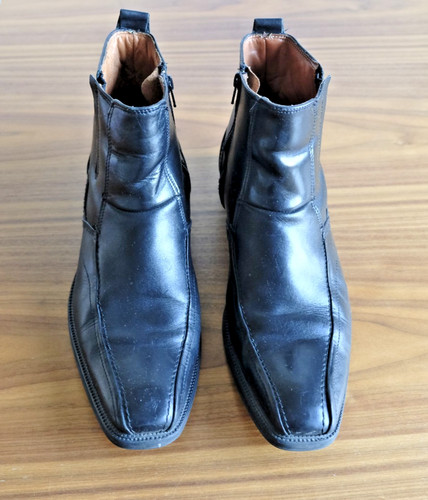 Herren leder stiefeletten - leder,