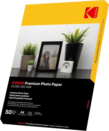 Kodak glänzend fotopapier din - fotopapier,